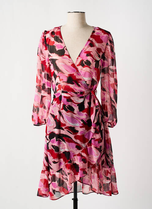 Rochie midi roz MORGAN femeie