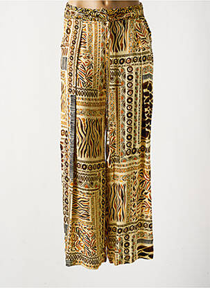 Pantalon larg galben PAUL BRIAL femeie