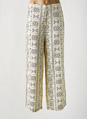 Pantalon larg bej LOSAN femeie