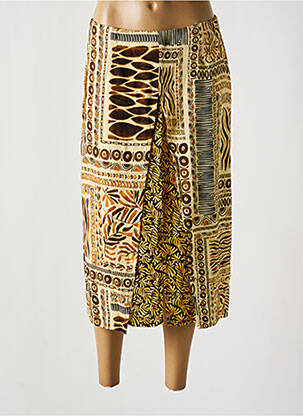 Fustă midi galben PAUL BRIAL femeie