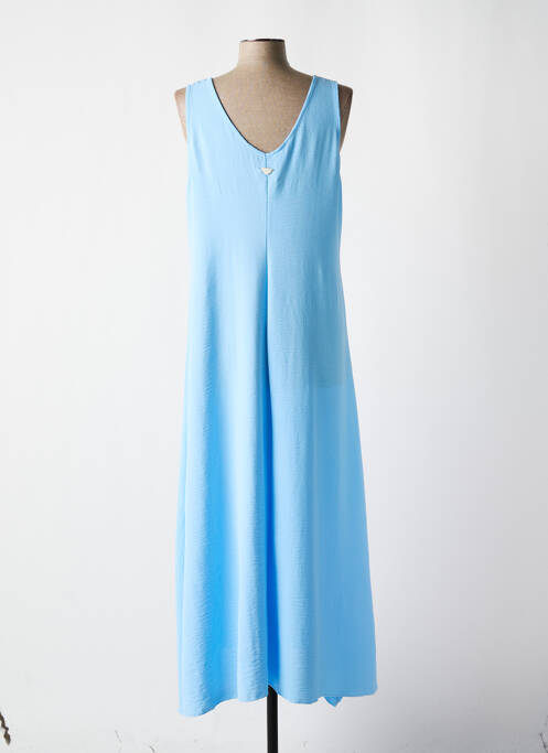 Rochie lungă albastru DON ALGODON femeie