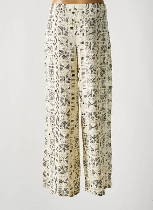 Pantalon larg bej LOSAN femeie