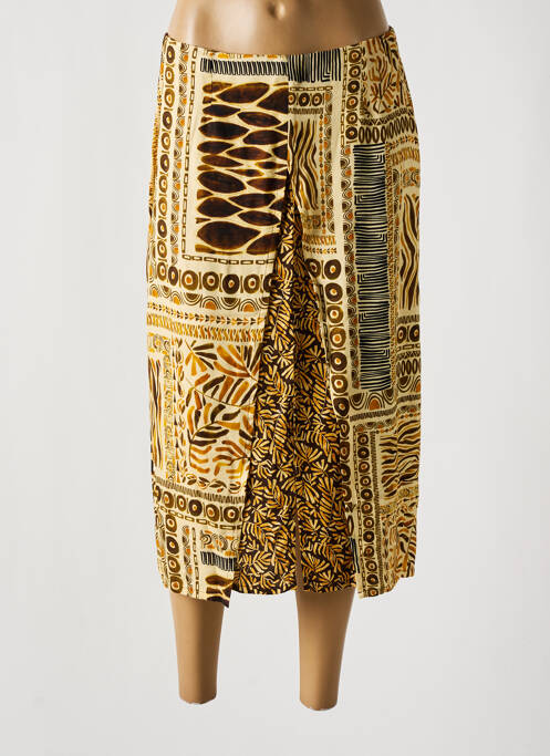 Fustă midi galben PAUL BRIAL femeie