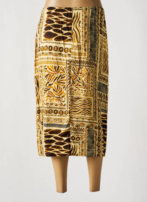 Fustă midi galben PAUL BRIAL femeie
