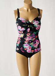 Tankini efect material satinat negru SUNMARIN femeie