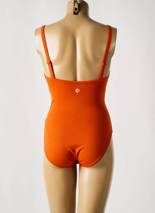 Costum de baie dintr-o singură piesă portocaliu OLYMPIA femeie