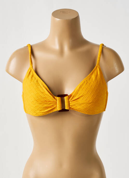 Sutien de costum de baie galben WATERCULT femeie