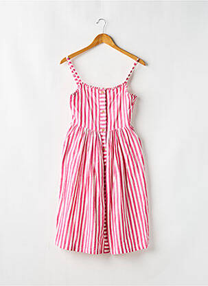 Rochie midi roz BODEN fată