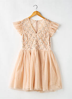 Rochie scurtă bej ASOS femeie