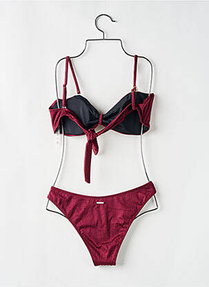Costum de baie din două piese elasticitate top bentiță violet BERLOOK femeie