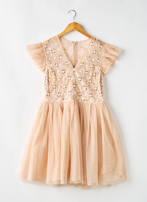 Rochie scurtă bej ASOS femeie