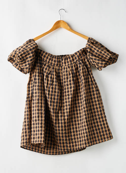 Rochie scurtă maro NASTY GAL femeie