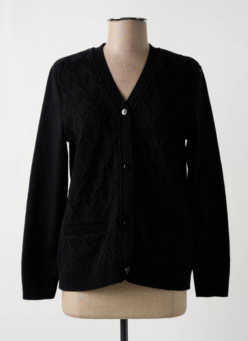 Vestă cu mâneci lungi negru ELEANE femeie