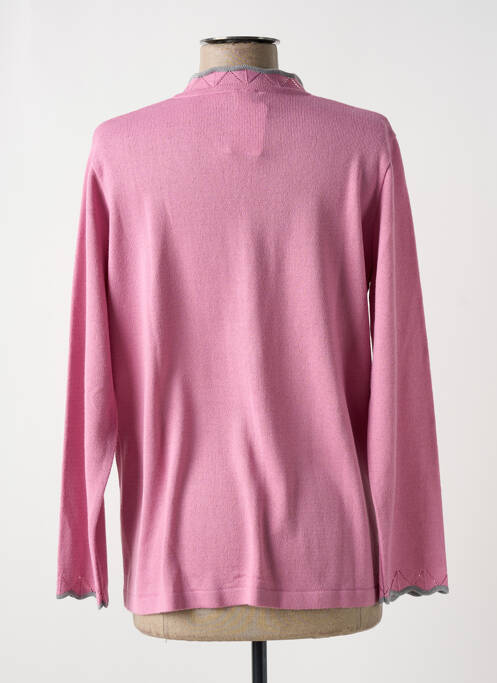 Vestă cu mâneci lungi roz ELEANE femeie