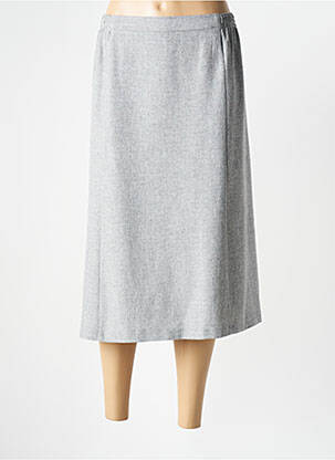 Fustă midi gri GEVANA femeie