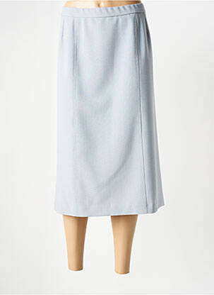 Fustă midi albastru GEVANA femeie