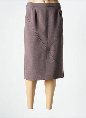 Fustă midi maro GEVANA femeie