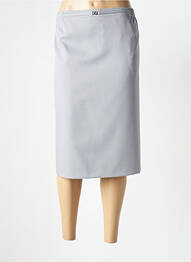 Fustă midi croială dreaptă gri BRANDTEX femme