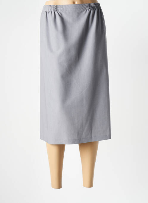 Fustă midi gri GRIFFON femeie