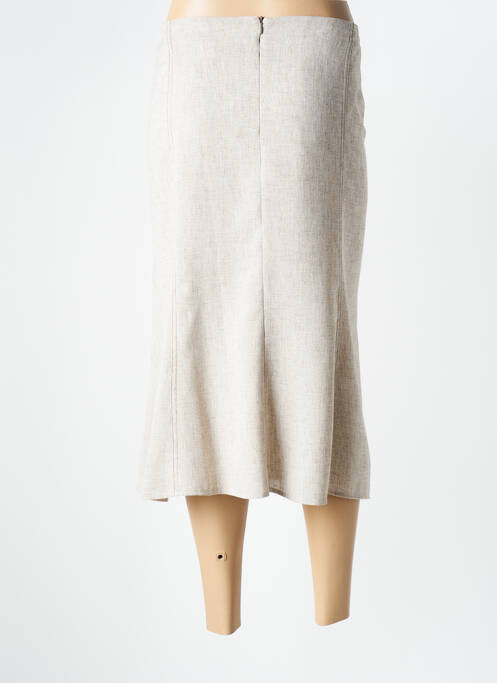 Fustă midi bej FRANCE RIVOIRE femeie