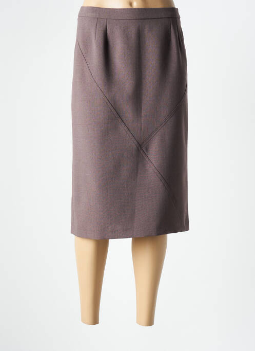 Fustă midi maro GEVANA femeie