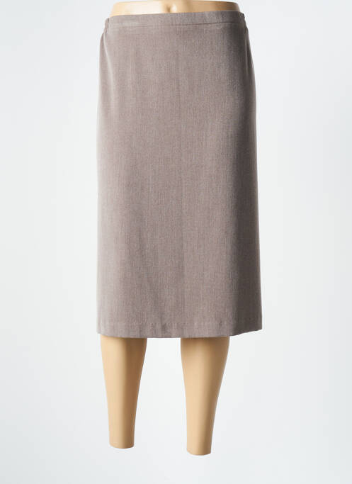 Fustă midi maro GUY DUBOUIS femeie