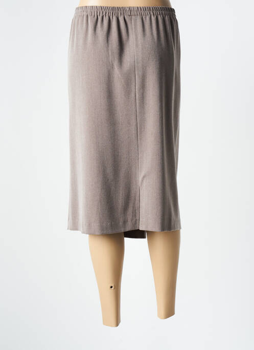 Fustă midi maro GUY DUBOUIS femeie