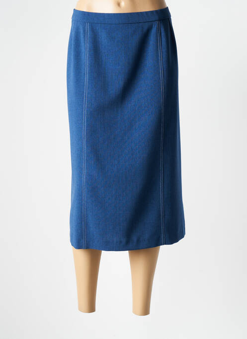 Fustă midi albastru GEVANA femeie
