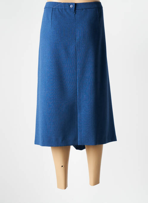 Fustă midi albastru GEVANA femeie