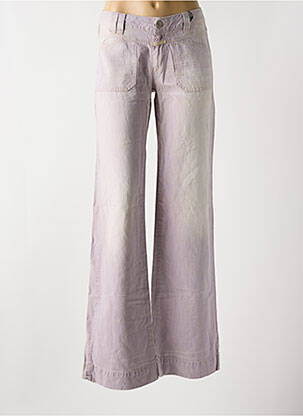 Blugi cu croială evazată violet CLOSED femeie
