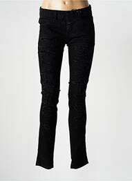 Blugi cu croială slim talie joasă talie joasă negru CLOSED femme