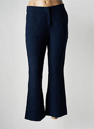 Pantalon evazat talie elastică talie înaltă albastru TRUSSARDI JEANS femeie