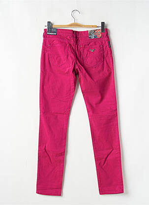 Pantalon slim talie joasă talie joasă roz ARMANI femeie