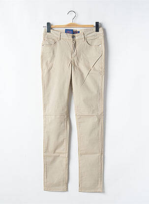 Pantalon slim bej TRUSSARDI JEANS femeie
