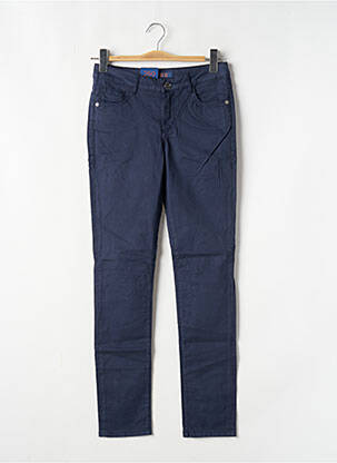 Pantalon slim țesătură poplin mărime normală albastru TRUSSARDI JEANS femeie
