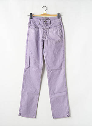 Blugi cu croială dreaptă violet CLOSED femeie