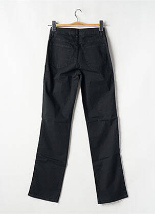 Pantalon drept țesătură poplin talie înaltă negru CLOSED femeie