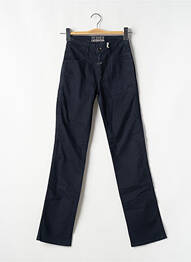 Pantalon slim țesătură poplin talie înaltă albastru CLOSED femme