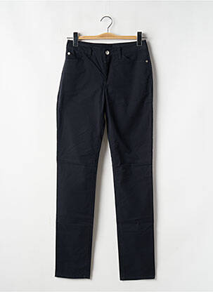Pantalon slim țesătură poplin mărime normală albastru EMPORIO ARMANI femeie
