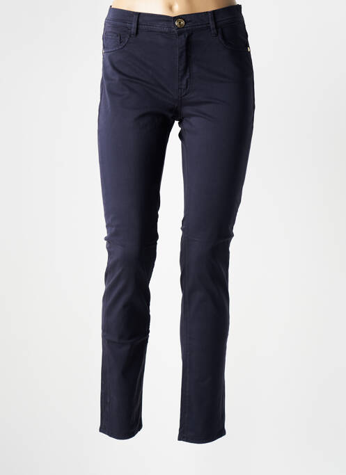 Pantalon slim albastru TRUSSARDI JEANS femeie