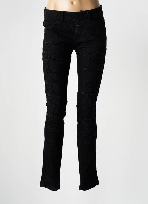 Blugi cu croială slim negru CLOSED femeie