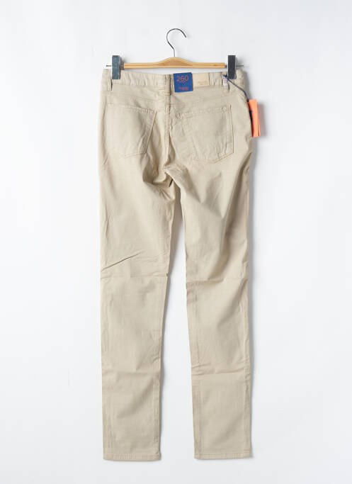 Pantalon slim bej TRUSSARDI JEANS femeie