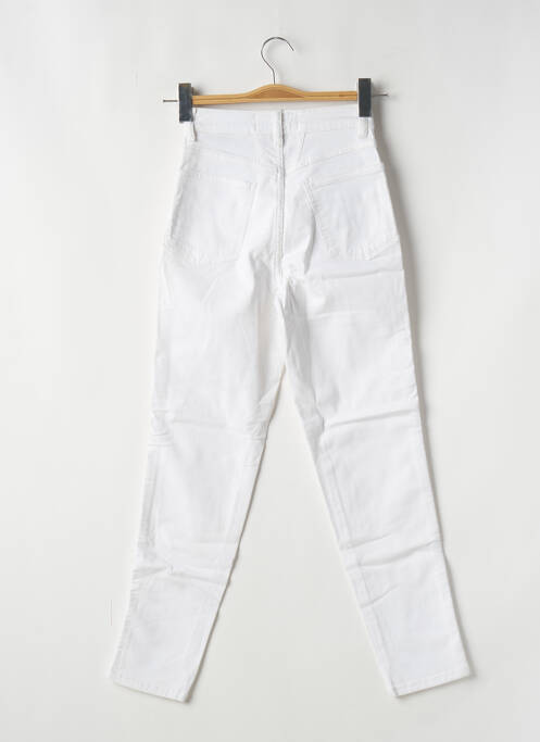 Blugi cu croială slim alb CLOSED femeie