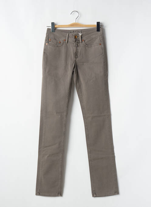 Blugi cu croială slim maro CLOSED femeie