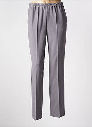 Pantalon slim talie înaltă talie înaltă gri BRANDTEX femeie