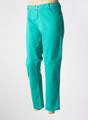 Pantalon 7/8 elasticitate mărime normală verde C'EST BEAU LA VIE femeie