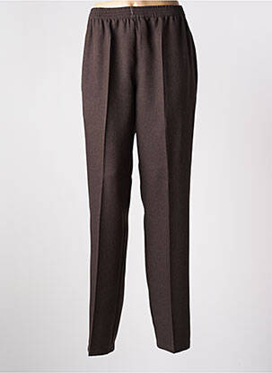 Pantalon drept maro PIERRE D'ARLANC femeie