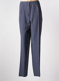 Pantalon slim talie elastică talie înaltă albastru GEVANA femme