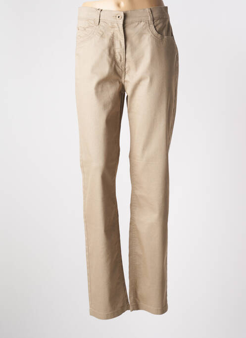 Blugi cu croială slim bej BRANDTEX femeie
