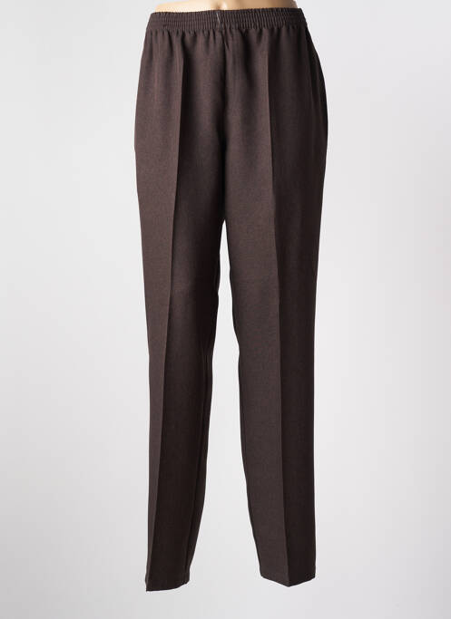 Pantalon drept maro PIERRE D'ARLANC femeie